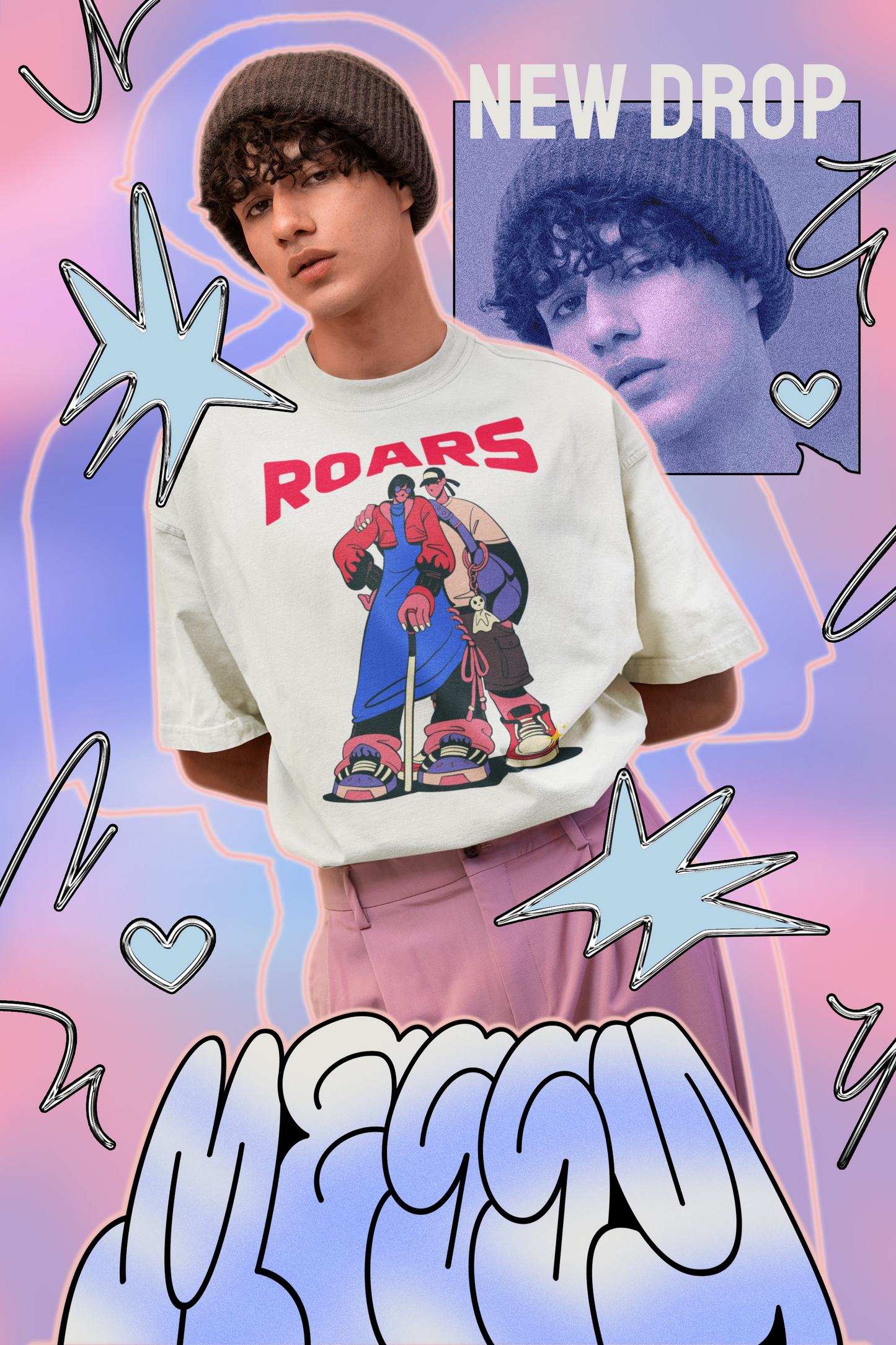 Roars oversized t-shirt
