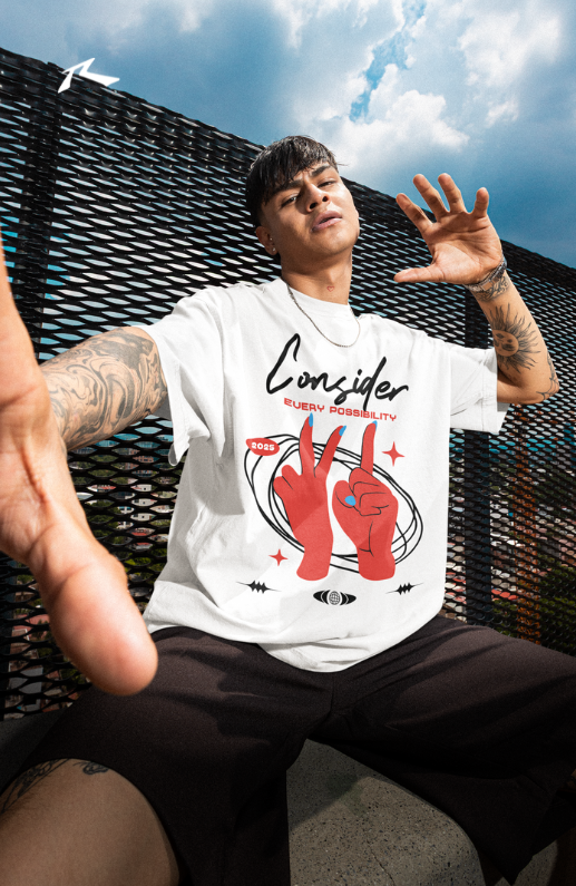 Consider Oversized T-shirt