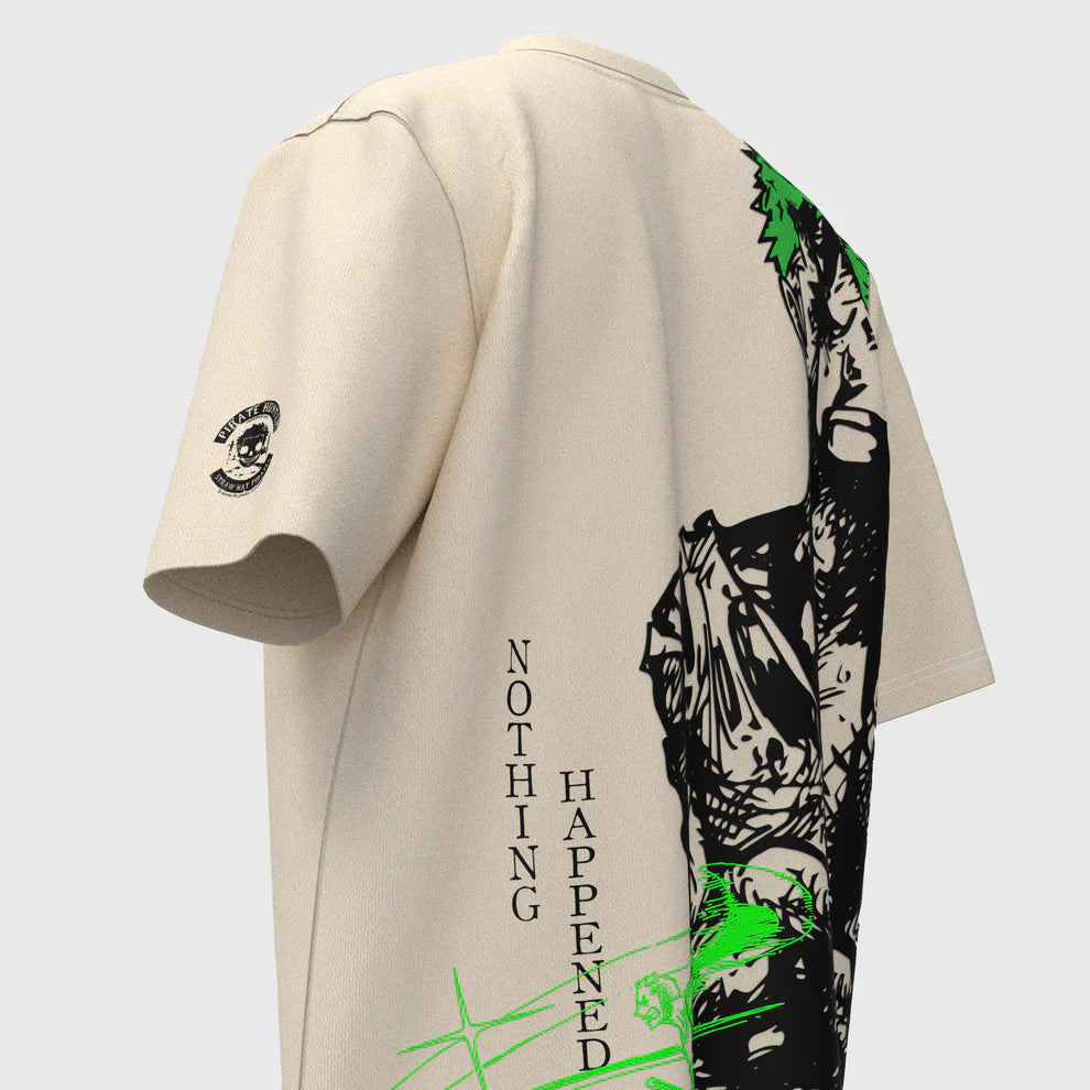 Anime Warrior Oversized T-Shirt – Neon Strike Edition