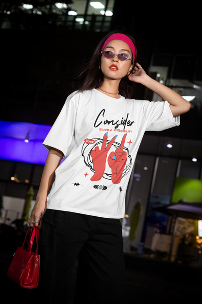 Consider Oversized T-shirt